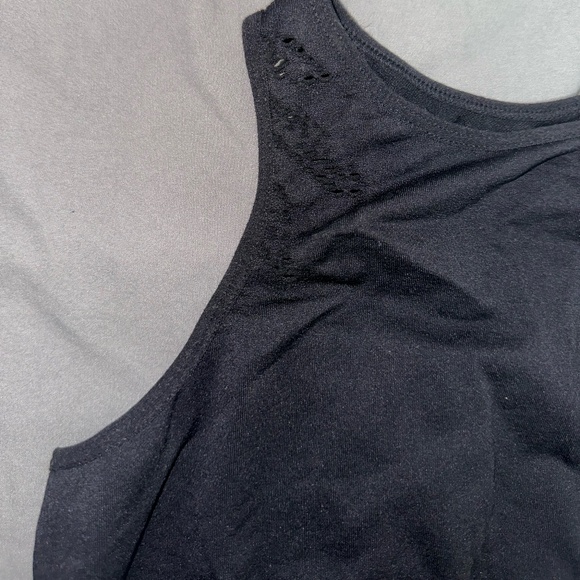 Women's Sports Bra - Black - Stretchy - US Women's Small - Picture 3 of 5